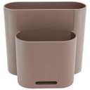 Ver imagem 4 de Dispenser Detergente e Bucha 500ml Flat Coza Cinza