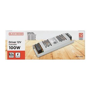 Fonte Driver Fita de Led 100-240v 8.5a 100w Black+decker