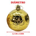 Ver imagem 6 de Kit 18 Bolas Árvore de Natal Decoração Maleta Natalina 55mm