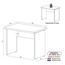 Ver imagem 4 de Escrivaninha Mesa de Escritório 135cm Multimóveis CR25315 