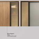 Ver imagem 4 de Guarda Roupa Casal 4 Portas Vidro Reflecta e 4 Gavetas Laredo - Amêndola/nude Prime Tx