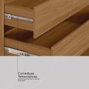 Ver imagem 6 de Guarda Roupa Casal 4 Portas Vidro Reflecta e 4 Gavetas Laredo - Amêndola/nude Prime Tx