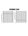 Ver imagem 4 de Painel para TV Ripado com LED Serena 230 cm Sala Madeira