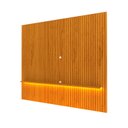Ver imagem 1 de Painel para TV Ripado com LED Serena 230 cm Sala Madeira
