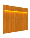 Ver imagem 2 de Painel para TV Ripado com LED Serena 230 cm Sala Madeira