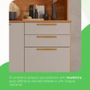 Ver imagem 5 de Armario de Cozinha Salleto New Topazio 6 Portas e 2 Gavetas (cinamomo/off White)