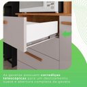 Ver imagem 7 de Armario de Cozinha Salleto New Topazio 6 Portas e 2 Gavetas (cinamomo/off White)