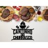 Aplique De Parede Cantinho Do Churrasco Churrasqueira - 1