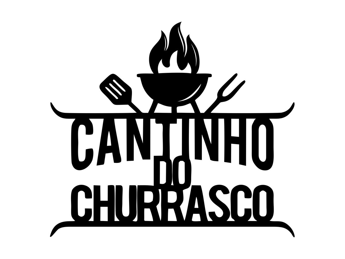 Aplique De Parede Cantinho Do Churrasco Churrasqueira - 2