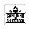 Aplique De Parede Cantinho Do Churrasco Churrasqueira - 3