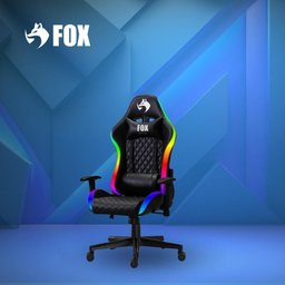 Cadeira Gamer Fox Racer Rgb com Iluminação Led Preta Ut-c1583l - 7