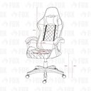 Ver imagem 5 de Cadeira Gamer Fox Racer Rgb com Iluminação Led Preta Ut-c1583l