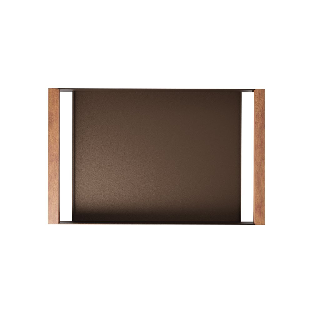 Bandeja em Aço Carbono Decorativa para Café Linha Nexo 40x25cm - Corten - 5