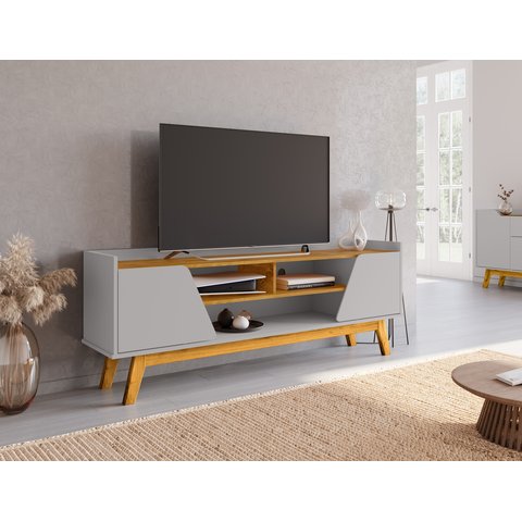 Rack para TV até 65 Polegadas Turim 2 Portas 1 Prateleira 