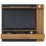 Painel para Tv Home Suspenso Juriti 1.8 Noce Milano Preto Acetinado – Colibri - 1