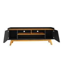 Rack para TV até 65 Polegadas Turim 2 Portas 1 Prateleira  - 4