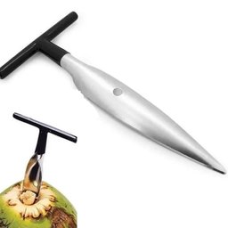 Furador Coco Aço Inox Profissional Resistente Abridor Manual Agua Coco Natural Fura Prático - 5