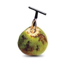 Furador Coco Aço Inox Profissional Resistente Abridor Manual Agua Coco Natural Fura Prático - 2