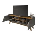 Ver imagem 4 de Rack Para TV Até 65 Polegadas 2 Portas 3 Nichos Decor 