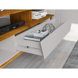 Rack Para TV Até 70 Polegadas 2 Portas 1 Gaveta 2 Nichos Decor  - 5