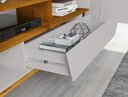 Ver imagem 6 de Rack para TV até 70 Polegadas MDF 180cm Pés em Madeira Maciça 2 Portas 1 Gaveta 2 Nichos Decor Branco