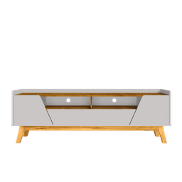 Rack Para TV Até 70 Polegadas 2 Portas 1 Gaveta 2 Nichos Decor  - 9