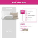 Ver imagem 2 de Kit Cama Dos Sonhos Casa Dona 5 Peças Pillow com Lençol e 4 Travesseiros Casa Dona