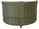 Ver imagem 4 de Sofá Caminha Pets Comfort Redonda Estofamento Impermeável - Junco Verde Militar