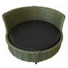 Sofá Caminha Pets Comfort Redonda Estofamento Impermeável - Junco Verde Militar - 5