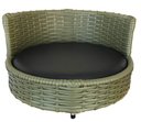 Ver imagem 1 de Sofá Caminha Pets Comfort Redonda Estofamento Impermeável - Junco Verde Militar