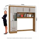 Ver imagem 7 de Guarda Roupa Modulado Paris 5 Portas com Espelho e 2 Gavetas