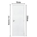 Ver imagem 3 de Kit Porta Pronta 210x72cm Colmeia Abertura Gdoor Abertura Esquerda