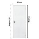 Ver imagem 3 de Kit Porta Pronta 210x82cm Colmeia Abertura Gdoor Abertura Esquerda