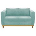 Ver mais imagens de Kit Sofá 2 Lugares e Poltrona Europa Suede Azul Tiffany ADJ Decor