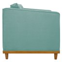Ver imagem 7 de Kit Sofá 2 Lugares e Poltrona Europa Suede Azul Tiffany ADJ Decor