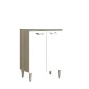 Ver imagem 3 de Balcão para Microondas com 2 Portas Celta Hr Móveis:elmo-branco