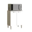 Ver imagem 2 de Balcão para Microondas com 2 Portas Celta Hr Móveis:elmo-branco