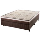 Ver imagem 1 de Cama Box Casal Molas Ensacadas Siena Special 138x188x58 Marrom Hellen Colchões