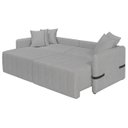 Ver imagem 6 de Sofá Cama Retrátil 180cm Essence D05 Linho Grafite/Preto - Mpozenato