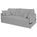 Ver imagem 5 de Sofá Cama Retrátil 180cm Essence D05 Linho Grafite/Preto - Mpozenato