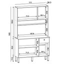 Ver imagem 4 de Armário De Cozinha Compacta 111cm Stylo K02 Freijó/supremo - Mpozenato