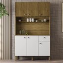 Ver imagem 5 de Armário De Cozinha Compacta 111cm Stylo K02 Freijó/supremo - Mpozenato