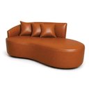Ver imagem 1 de Sofá 3 Lugares Orgânico 180 Cm Morgan Sintético Pu Whisky D03 - D'rossi