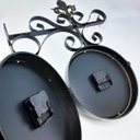 Ver imagem 3 de Relógio de Parede Dupla Face Retro Estação de Trem Vintage