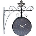 Ver imagem 1 de Relógio de Parede Dupla Face Retro Estação de Trem Vintage