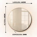 Ver imagem 7 de Espelho Redondo com Led Parede Fonte 110v/220v ou Bateria