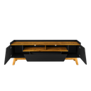 Ver mais imagens de Rack Para Tv Até 70 Polegadas 2 Portas 1 Gaveta 2 Nichos Decor