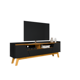 Rack Para Tv Até 70 Polegadas 2 Portas 1 Gaveta 2 Nichos Decor  - 3