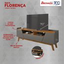 Ver imagem 5 de Rack Para Tv Até 70 Polegadas 2 Portas 1 Gaveta 2 Nichos Decor