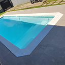 Ver imagem 2 de Borda Atérmica Piscina Reta Boleada Malibu 50x25x1,5cm - Branco Areia de Quartzo